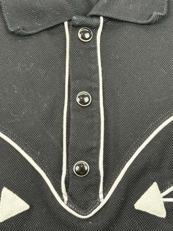 SS2014 Saint Laurent Black & White Bias Polo by Hedi Slimane wmqNHCB 9