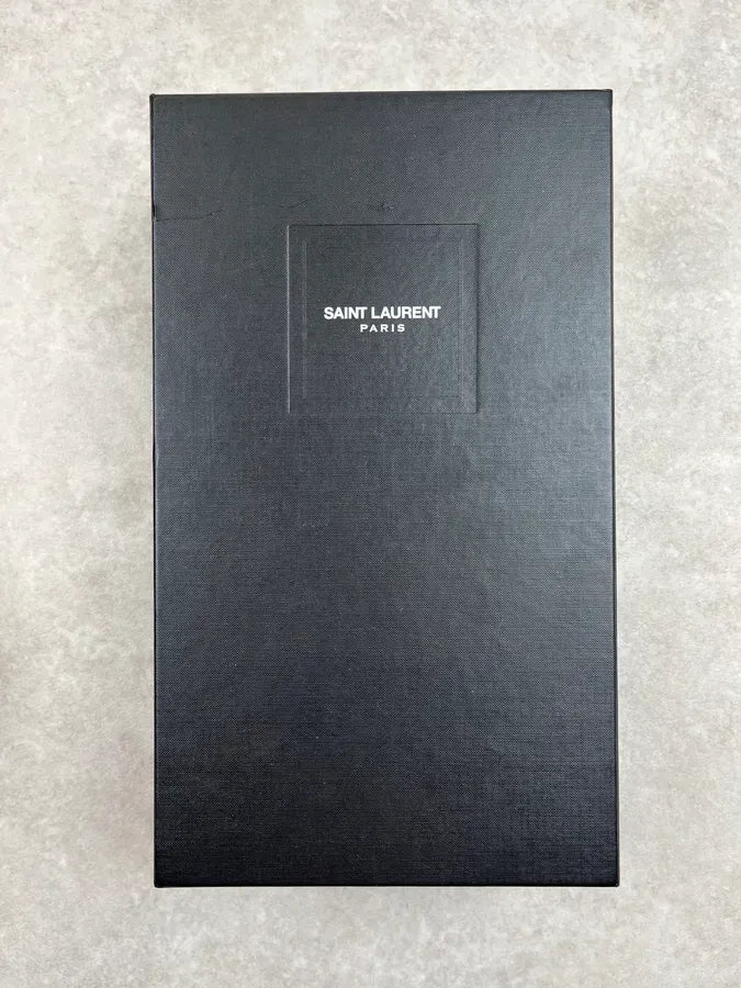 2010s Saint Laurent Black Ankle Leather Boots hYOwMKt 10