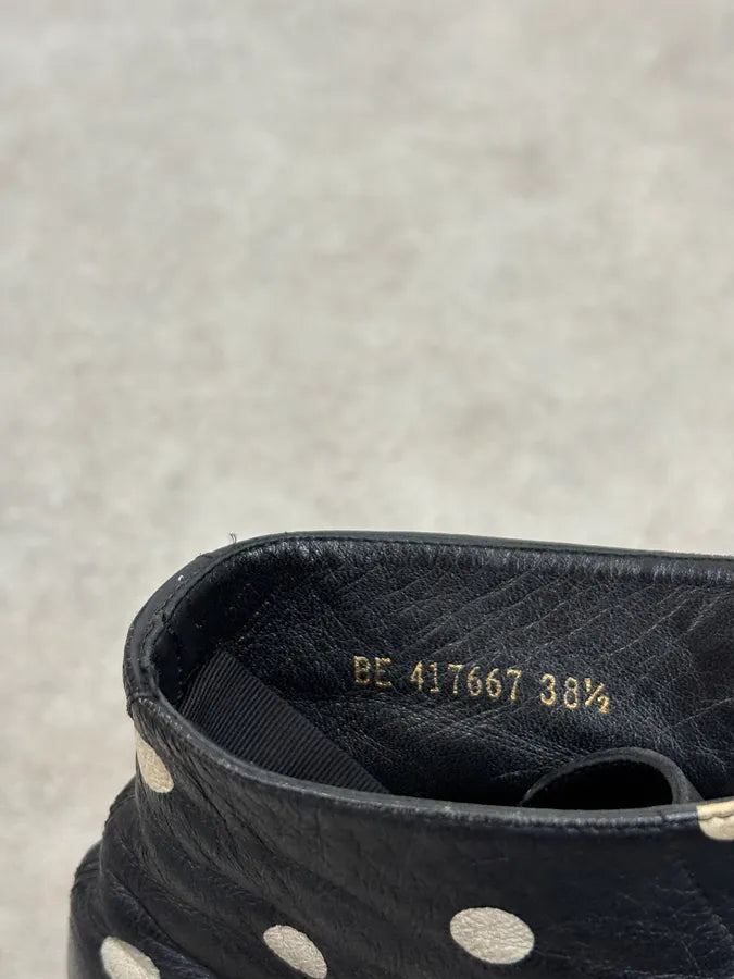 2010s Saint Laurent Black Leather Pointed Boots HYdPllX 8