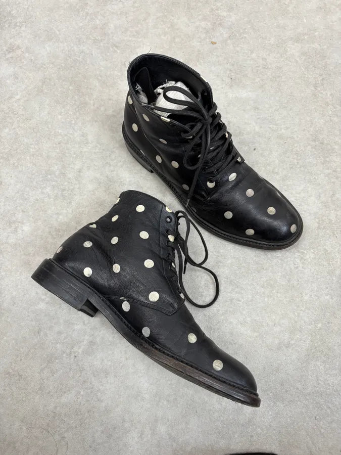 2010s Saint Laurent Black Leather Pointed Boots HYdPllX 5