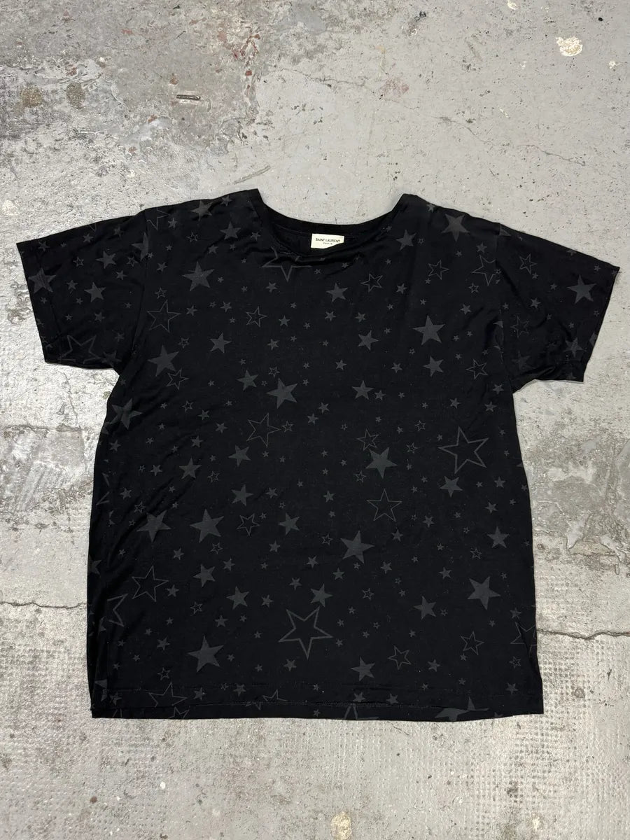 2010s Saint Laurent Black Stars Dreamer T-Shirt hmbdgXe 0