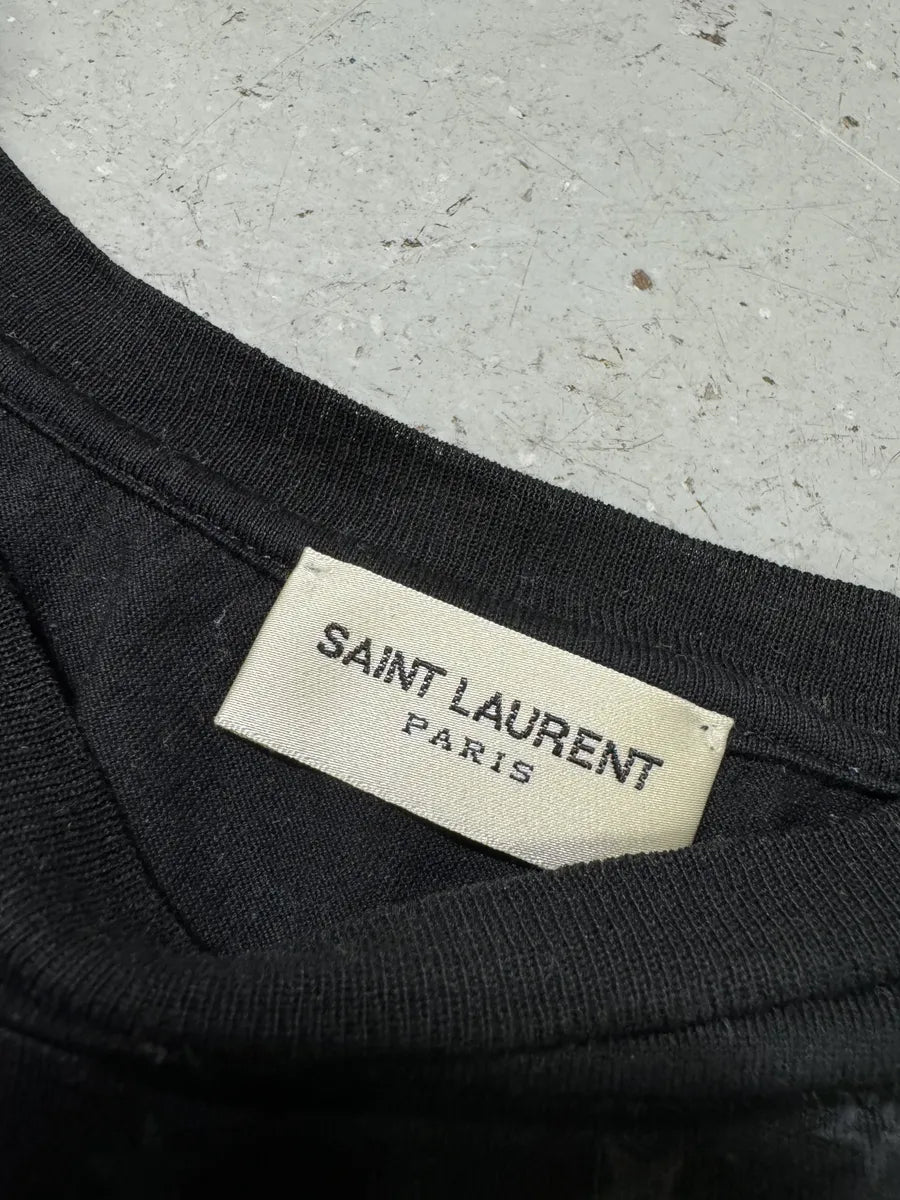 2010s Saint Laurent Black Stars Dreamer T-Shirt hmbdgXe 8