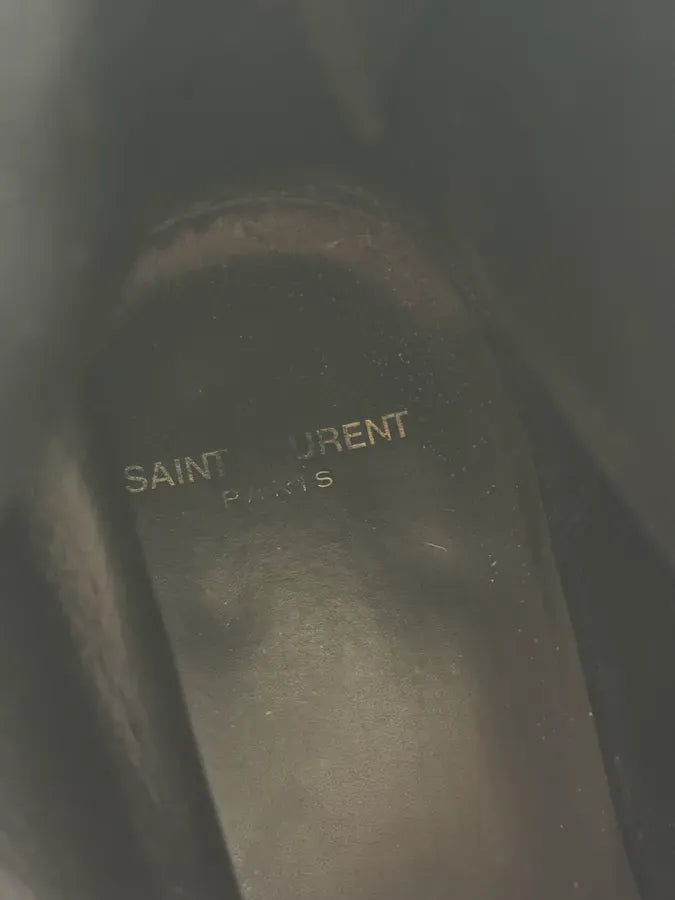 2010s Saint Laurent Black Suede Leather Jodhpur Boots epICvbU 9