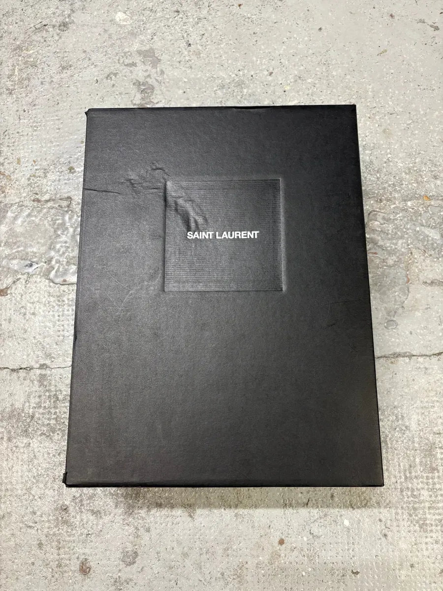 2010s Saint Laurent Lenny Silver Grey High Sneakers XxCLaNS 11