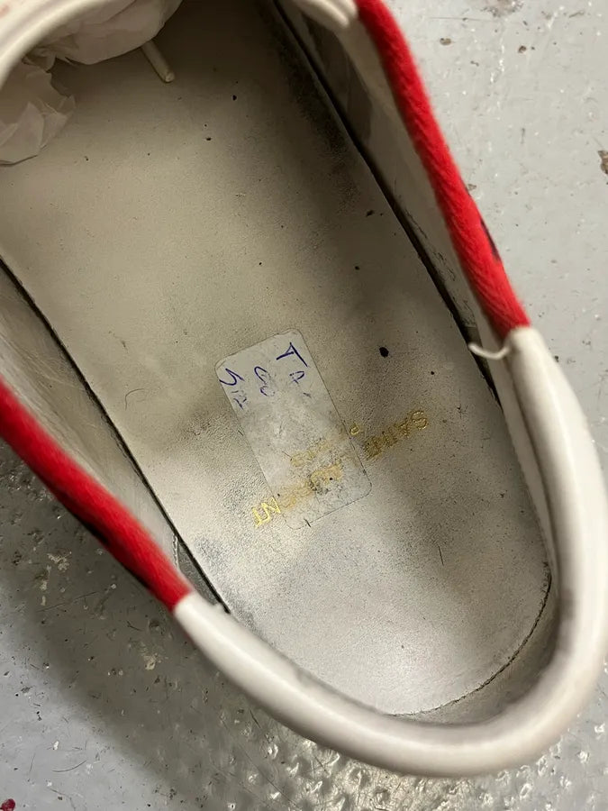 2010s Saint Laurent Red Leopard Low Sneakers ROYgMHE 9