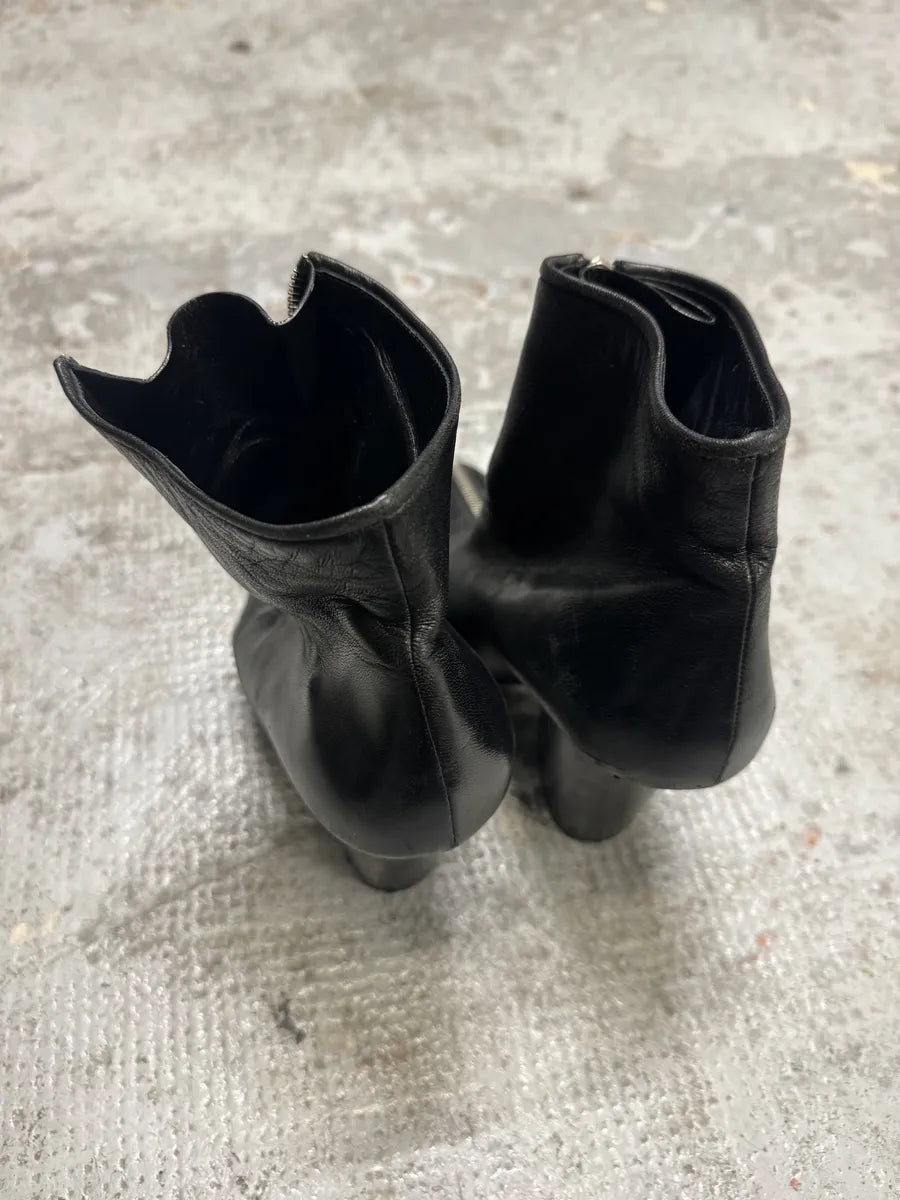 2010s Saint Laurent Ultra Zip Black Leather Boots woLfwXJ 4