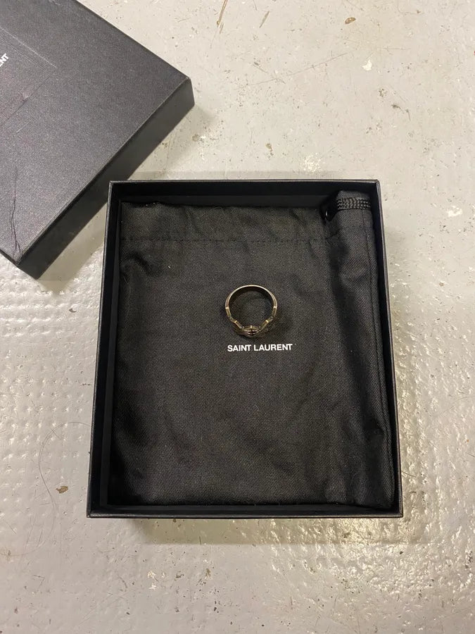 2010s Saint Laurent Woven Stainless Steel Ring QXKqUdc 2