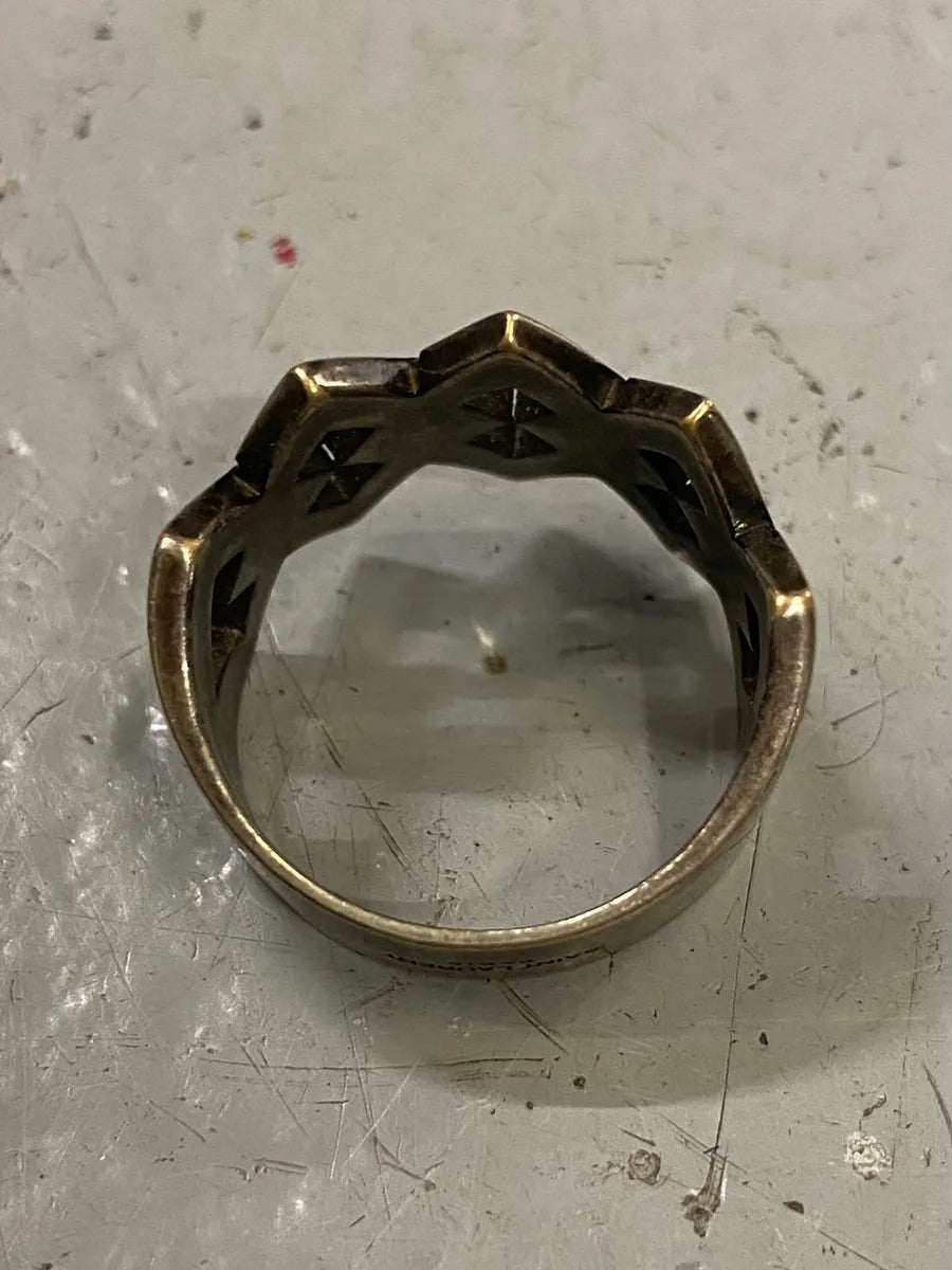 2010s Saint Laurent Woven Stainless Steel Ring QXKqUdc 3