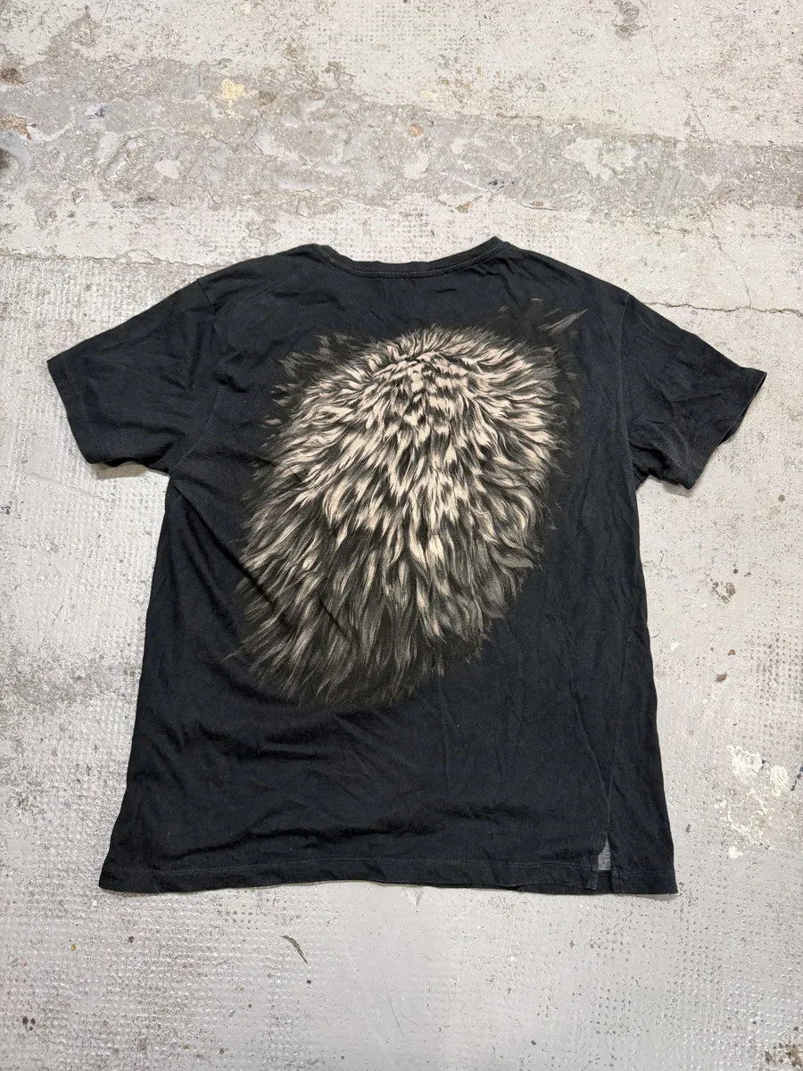 2010s Valentino Wolf Black Contemporary T-Shirt MGqmBYx 1