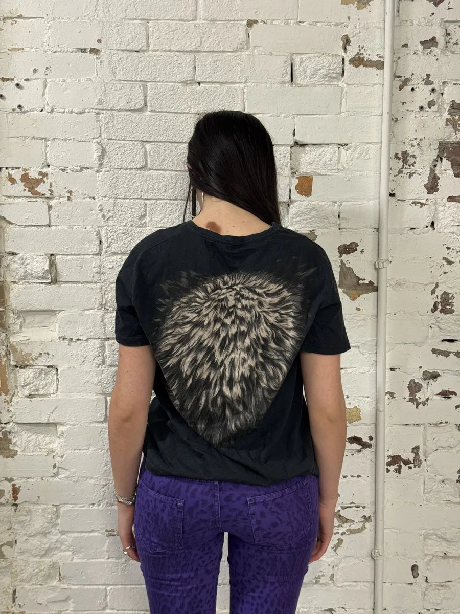 2010s Valentino Wolf Black Contemporary T-Shirt MGqmBYx 4