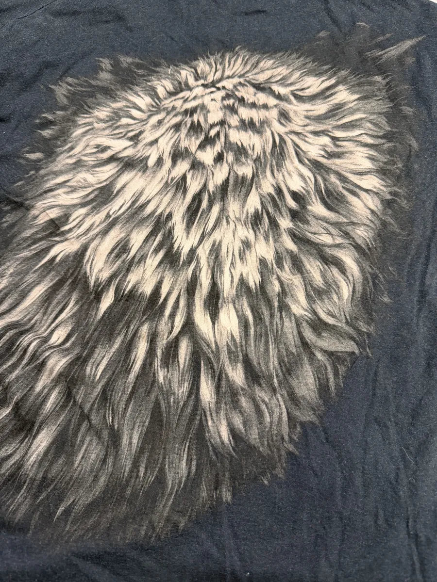 2010s Valentino Wolf Black Contemporary T-Shirt MGqmBYx 7