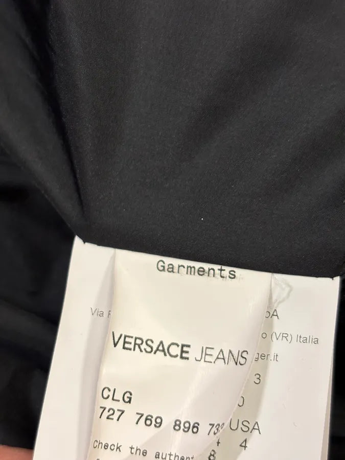 2010s Versace Red & Black Squared Plushed Bomber Jacket GHMesSj 11