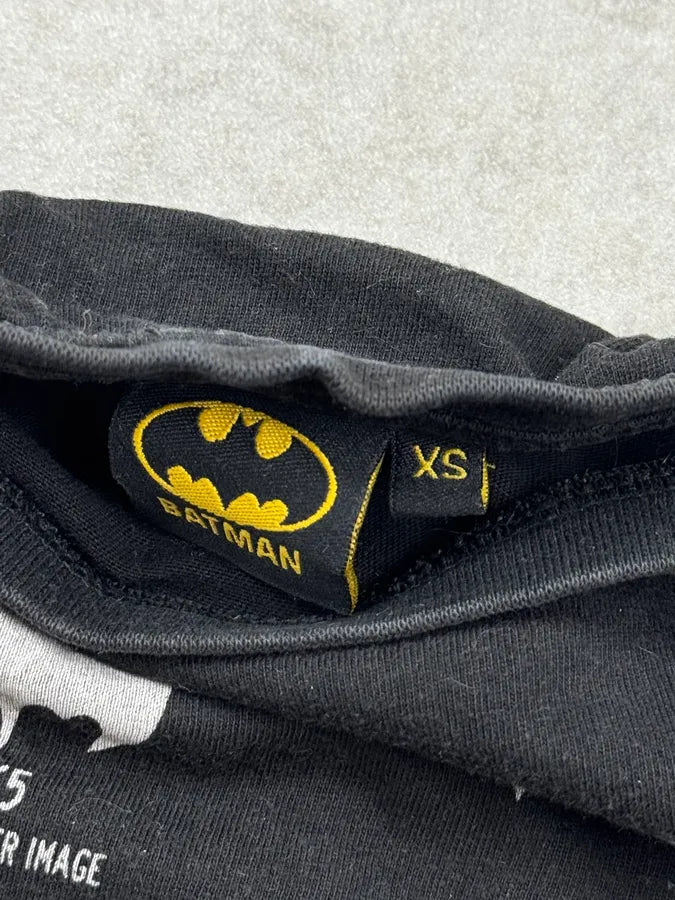2010s Vintage Black Batman Logos T-Shirt BpjwcjZ 8