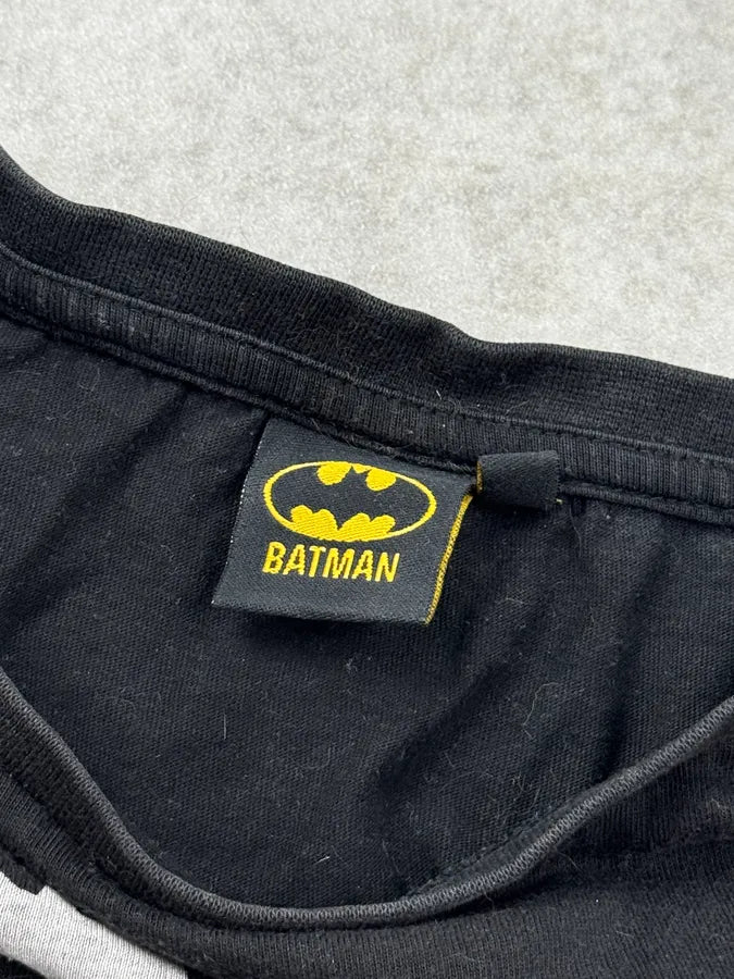 2010s Vintage Black Batman Logos T-Shirt BpjwcjZ 7
