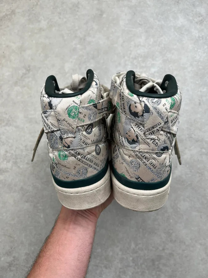 2012 Adidas by Jeremy Scott Money Wings White Dollar High Sneakers KYnlklP 4