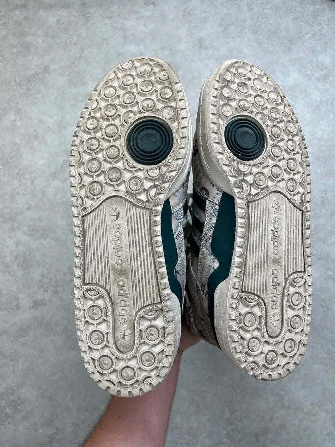 2012 Adidas by Jeremy Scott Money Wings White Dollar High Sneakers KYnlklP 5