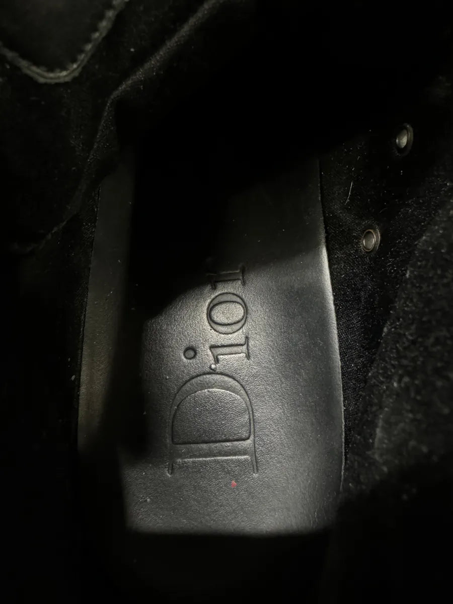 2012 Dior Satin Dark High Leather Shoes by Kris Van Assche aMeHtMY 6