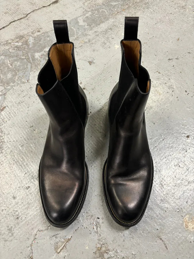 AW2012 Gucci Black Leather Chelsea Boots guQoUSW 1