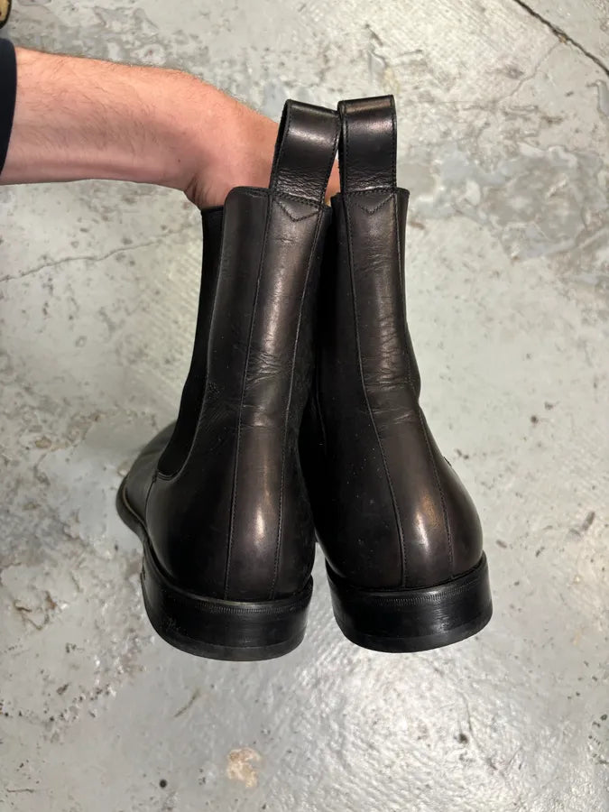 AW2012 Gucci Black Leather Chelsea Boots guQoUSW 8