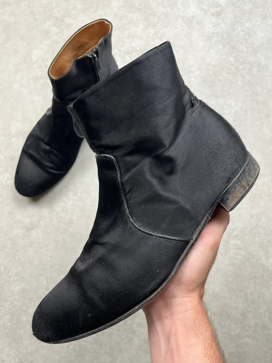2012 Maison Margiela Black Suede After Party Boots yImpMnp 0