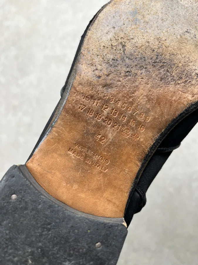 2012 Maison Margiela Black Suede After Party Boots yImpMnp 6