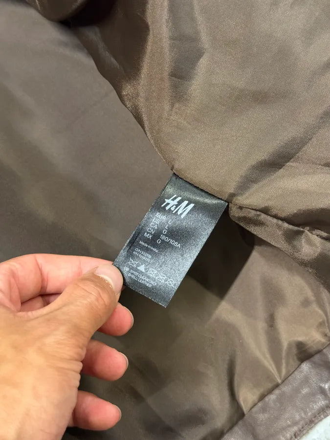 2012 Maison Margiela H&M Belt Leather Jacket dfCkuzi 10