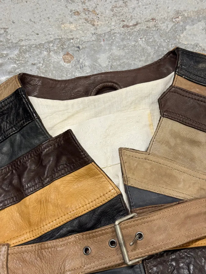 2012 Maison Margiela H&M Belt Leather Jacket dfCkuzi 6