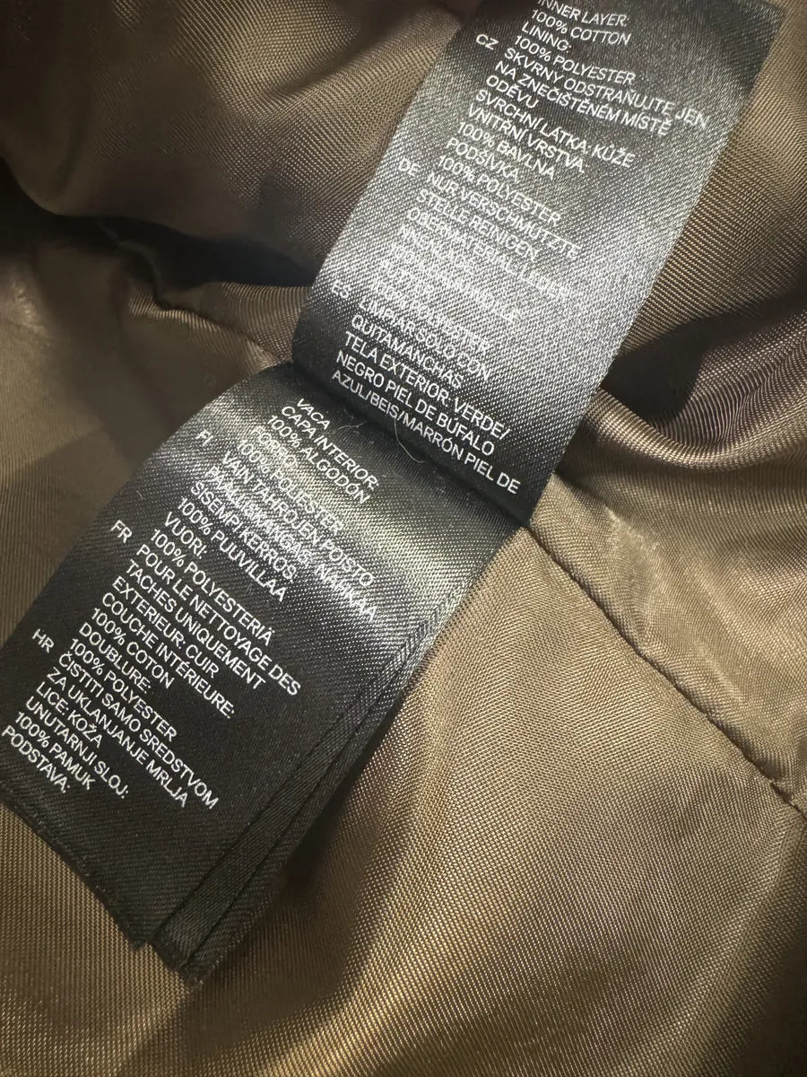 2012 Maison Margiela H&M Belt Leather Jacket (M/L) 15