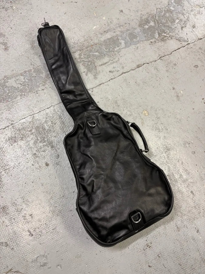 2012 Maison Margiela H&M Black Guitar Leather Bag XtegMcH 3