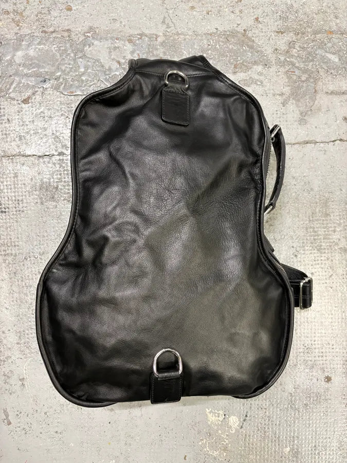 2012 Maison Margiela H&M Black Guitar Leather Bag XtegMcH 5