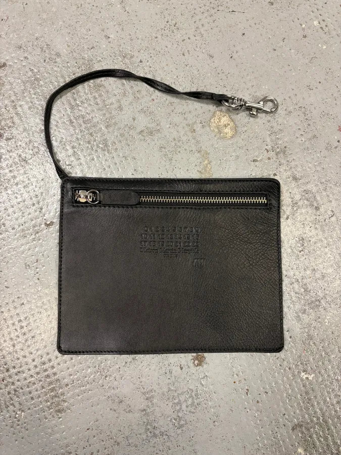 2012 Maison Margiela H&M Black Guitar Leather Bag XtegMcH 9