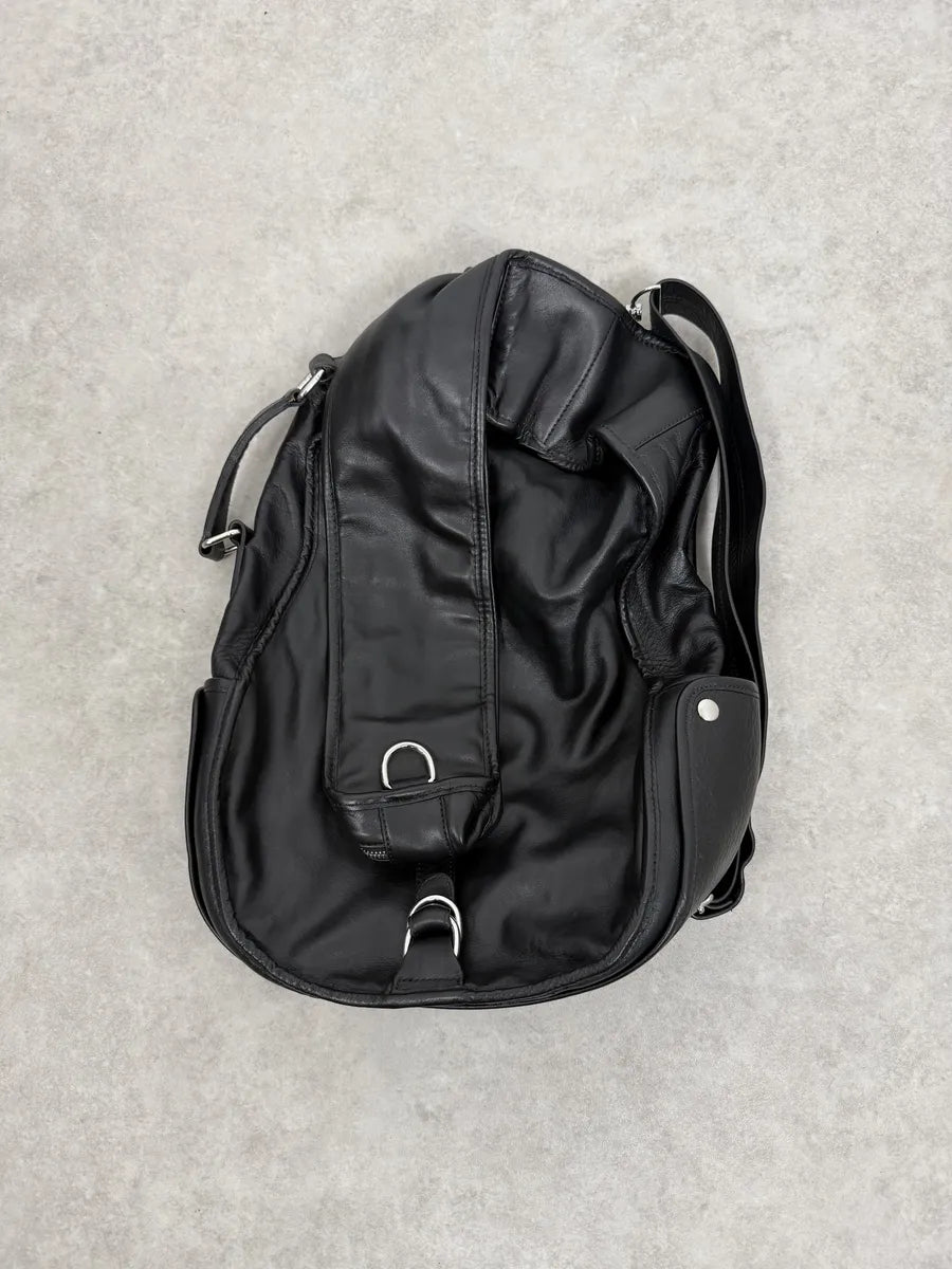 2012 Maison Margiela H&M Black Guitar Leather Bag tTXdHVr 4