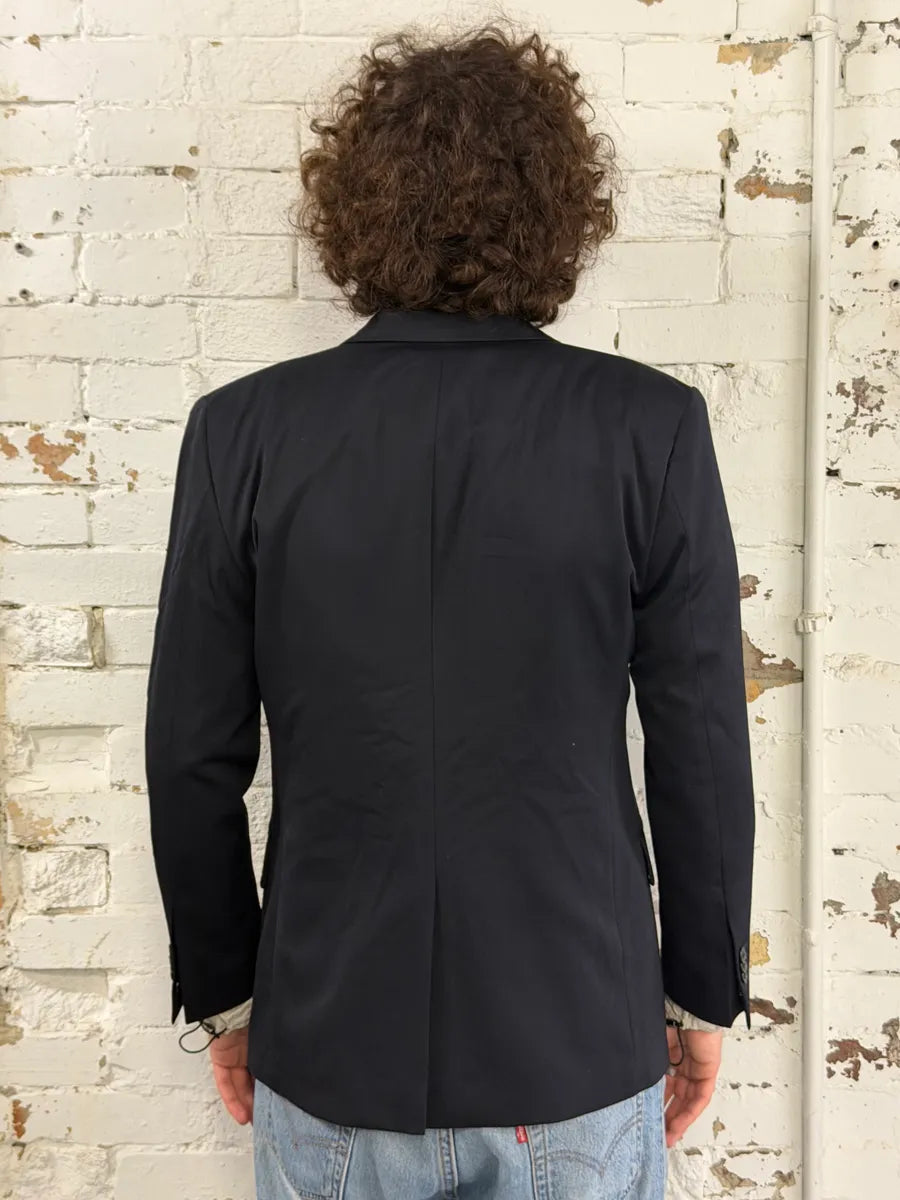 2012 Maison Margiela H&M Black Modern Blazer Jacket FzVSvME 1