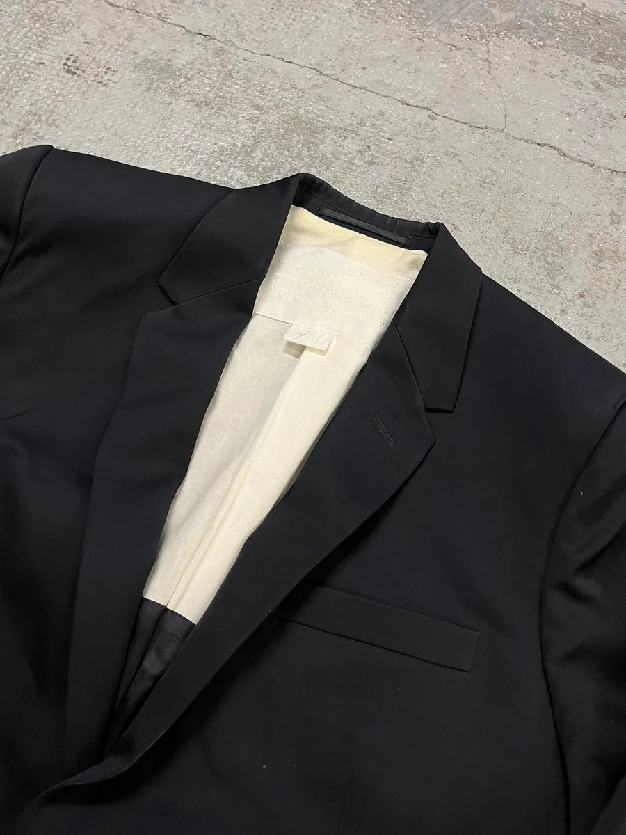 2012 Maison Margiela H&M Black Modern Blazer Jacket FzVSvME 4