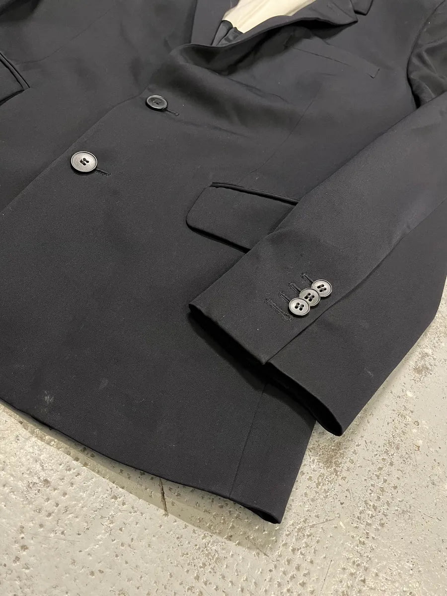 2012 Maison Margiela H&M Black Modern Blazer Jacket FzVSvME 5