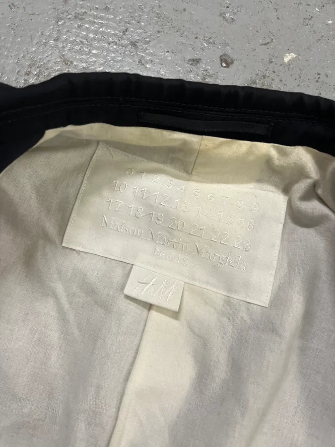 2012 Maison Margiela H&M Black Modern Blazer Jacket FzVSvME 8