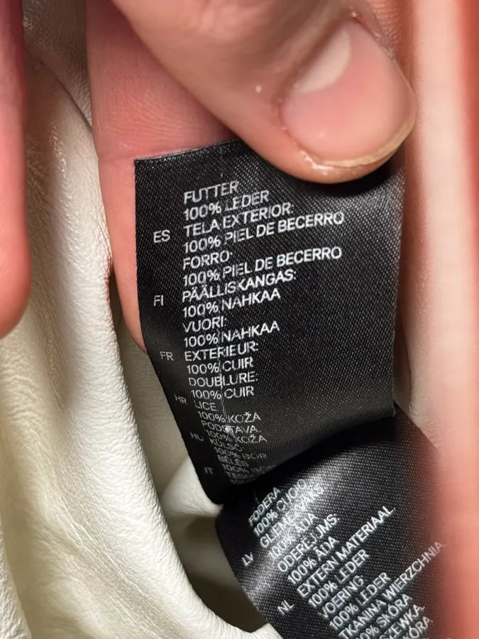 2012 Maison Margiela H&M Brown Upside Down Shoulder Leather Bag etmWqMD 9