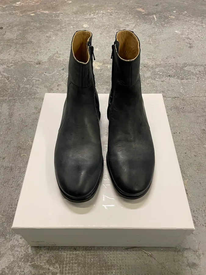 2012 Maison Margiela H&M Distressed Grey Boots hsXRFOr 2