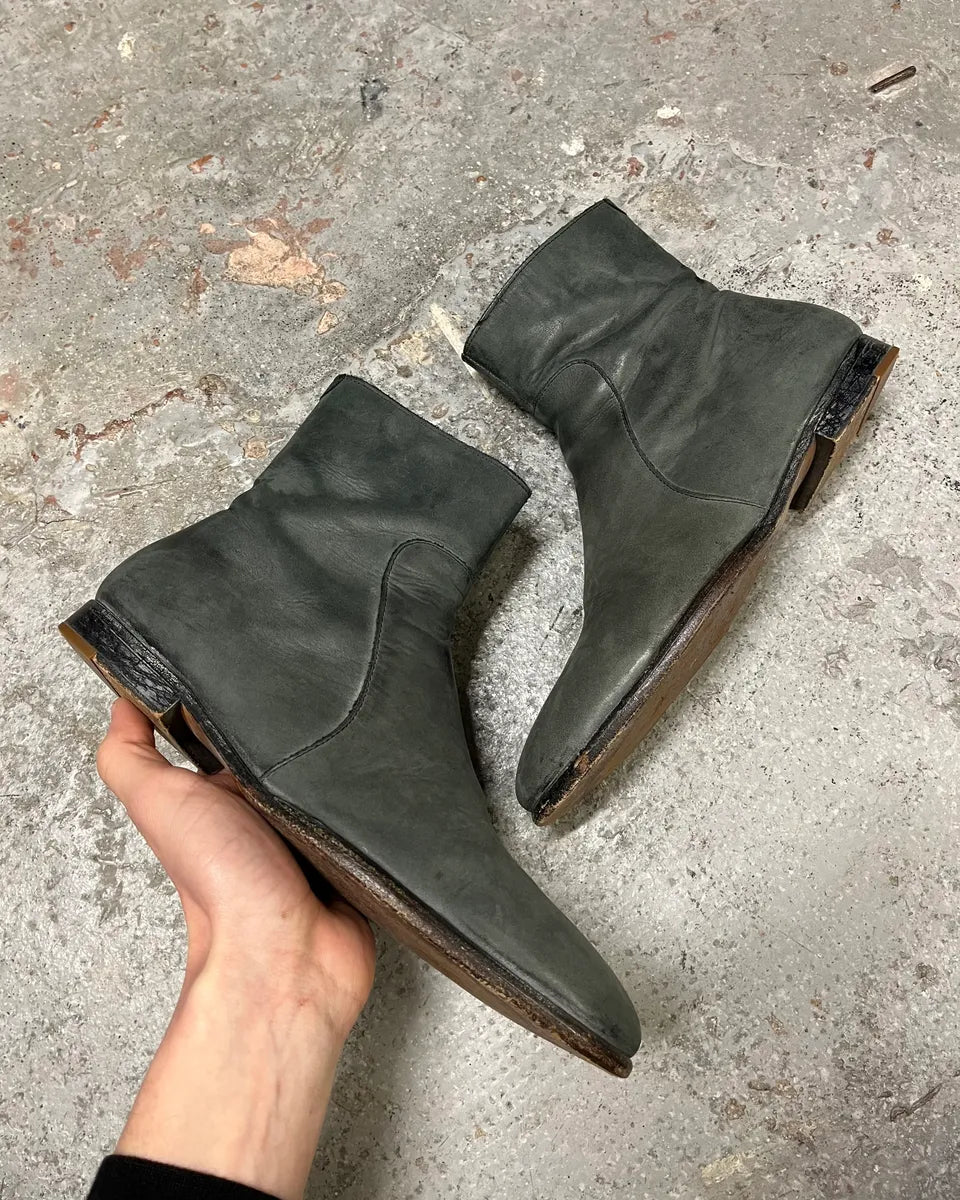 2012 Maison Margiela H&M Grey Faded Boots (41eu/us8) ROkZpIc 0