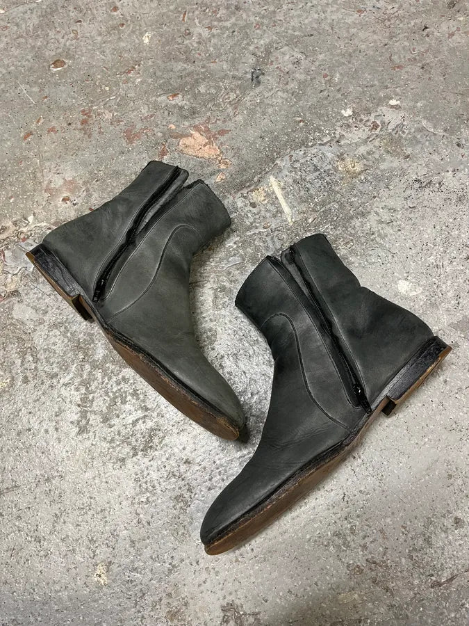 2012 Maison Margiela H&M Grey Faded Boots (41eu/us8) ROkZpIc 3
