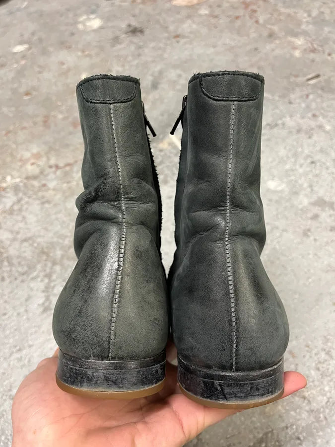 2012 Maison Margiela H&M Grey Faded Boots (41eu/us8) ROkZpIc 4