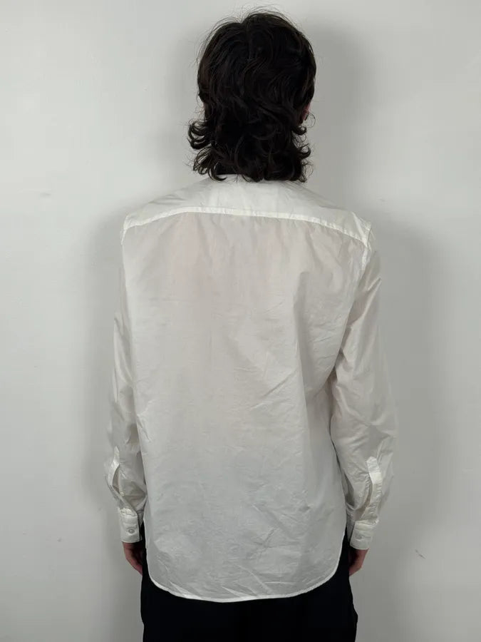 2012 Maison Margiela H&M White Bow Tie Trompe L’Oeil Shirt HiKURta 2