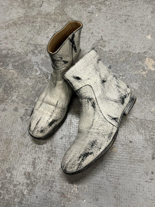 2012 Maison Margiela White HM Boots  (40eu/us7) 0