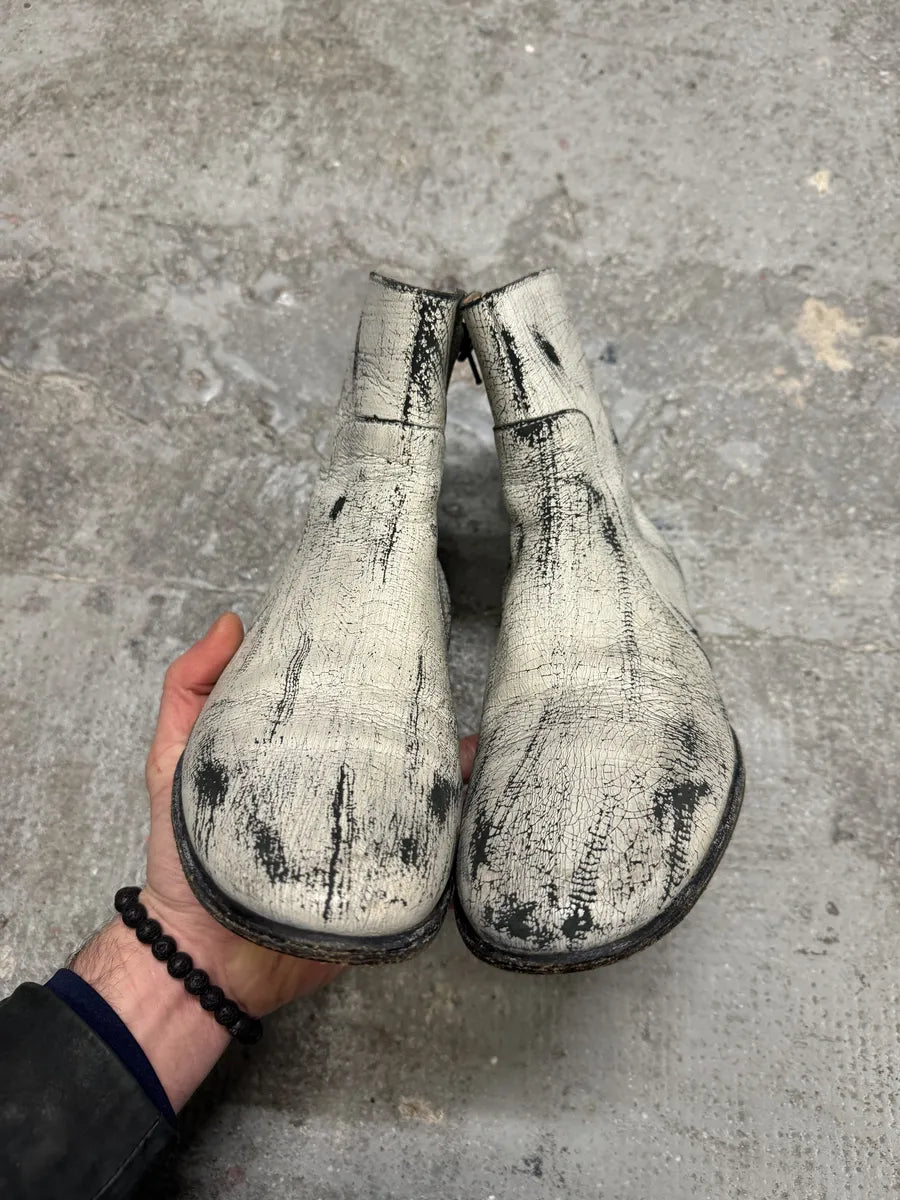 2012 Maison Margiela White HM Boots  (40eu/us7) 4