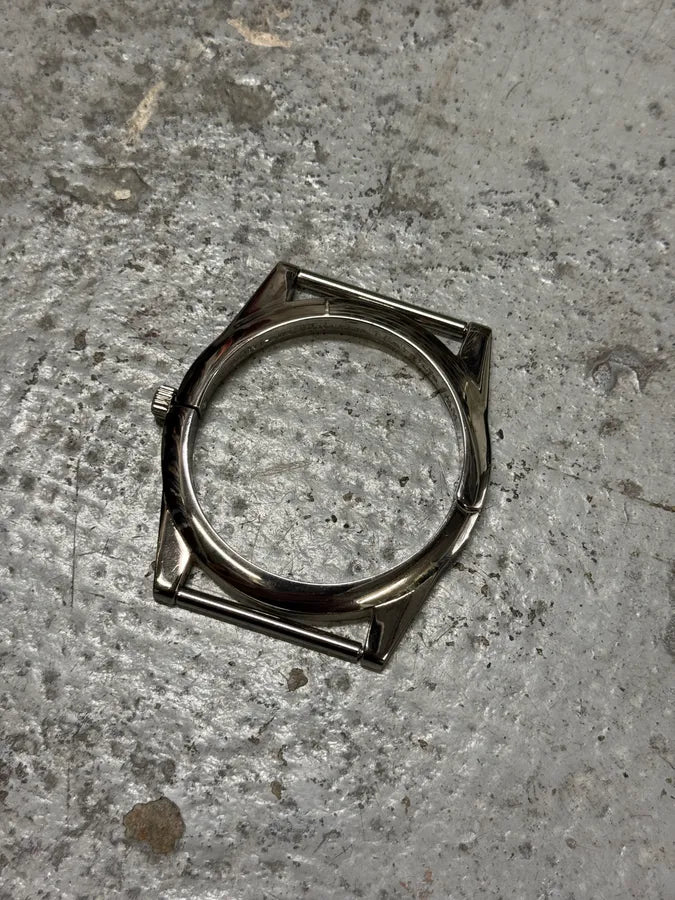 2012 Maison Martin Margiela x H&M Silver Metal Watch Bracelet luyKZYk 0