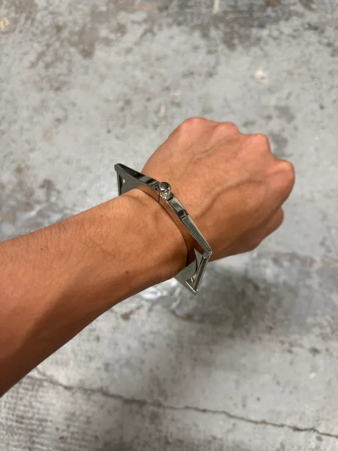 2012 Maison Martin Margiela x H&M Silver Metal Watch Bracelet luyKZYk 6