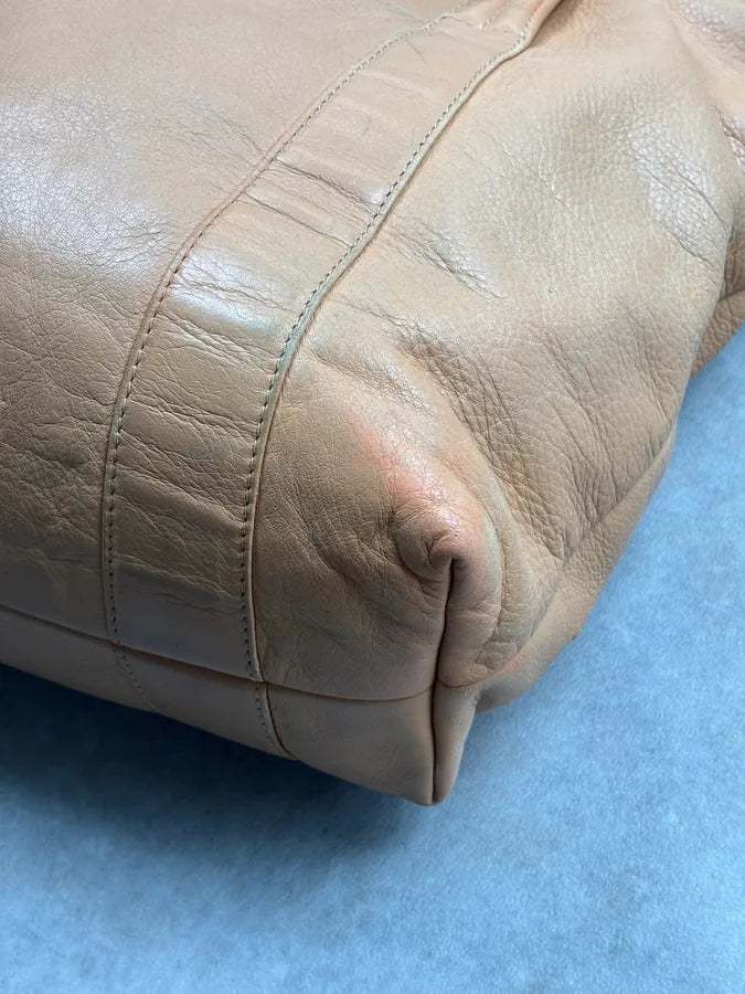 AW2013 Maison Margiela Tan Leather Beige Signature Handle Bag iIsFPQO 13