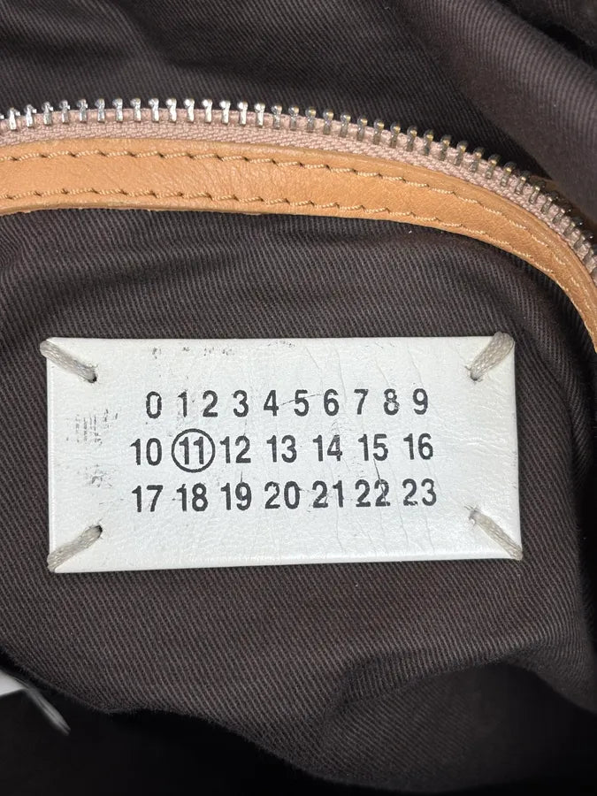 AW2013 Maison Margiela Tan Leather Beige Signature Handle Bag iIsFPQO 18