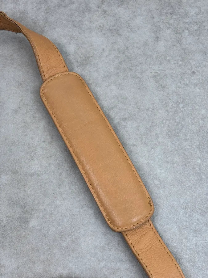 AW2013 Maison Margiela Tan Leather Beige Signature Handle Bag iIsFPQO 7