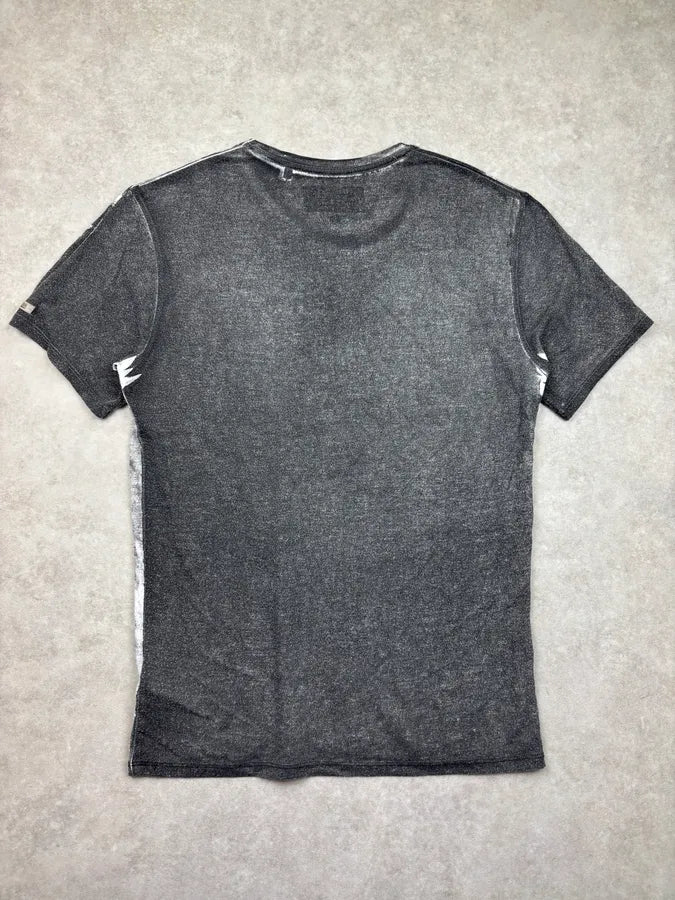 SS2014 Guess American Flag Striped T-Shirt jafLGCh 4